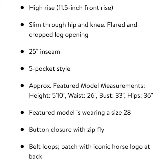 NWT Jordache vintage capri flare jeans - Picture 5 of 14